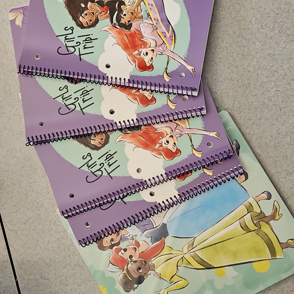 Disney Purple 'Girls Trip' Notebooks And Folder - Picture 9 of 10